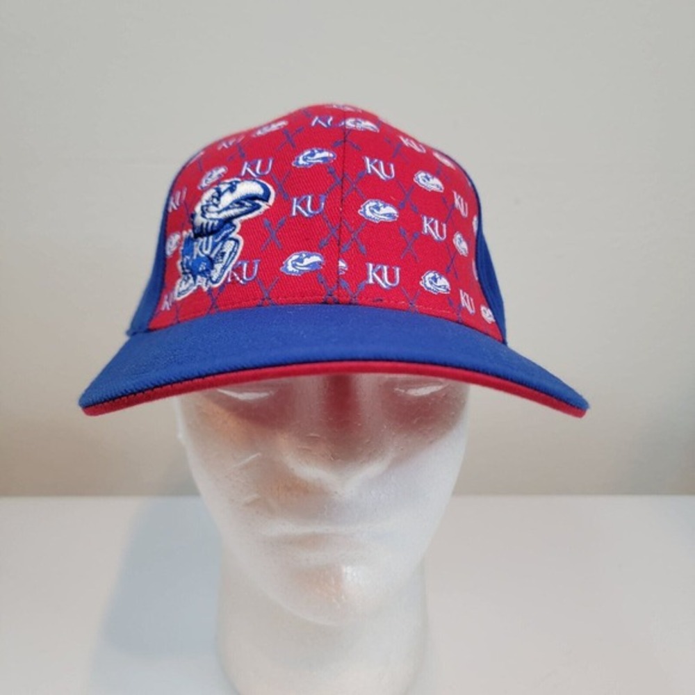 Kansas Jayhawks KU Top of The World Hat Cap NCAA Size‎ L/XL Retro VTG Style